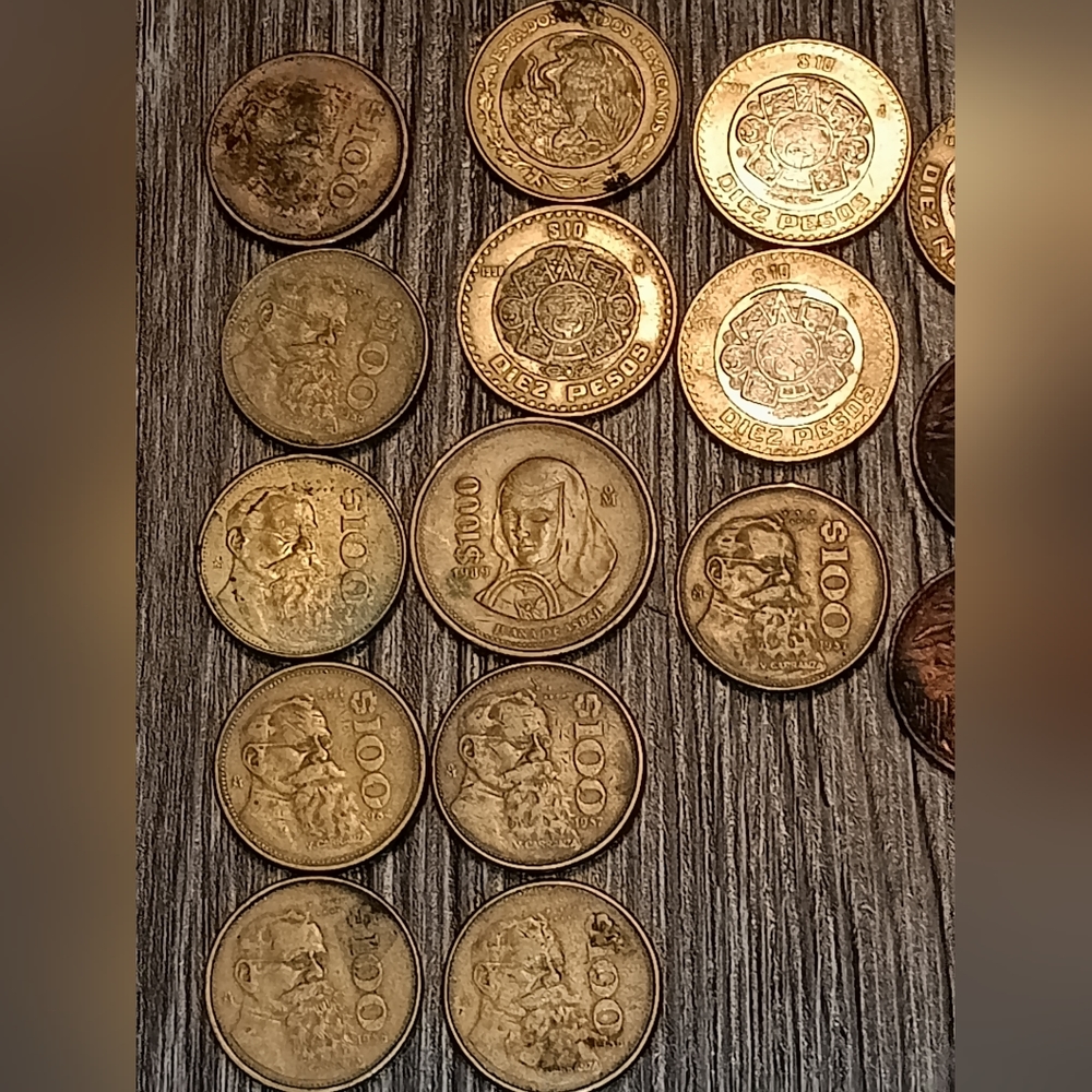 Lot of Mexican Vintage Coins